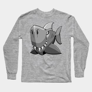 Shark - Harbour Mist Grey Long Sleeve T-Shirt